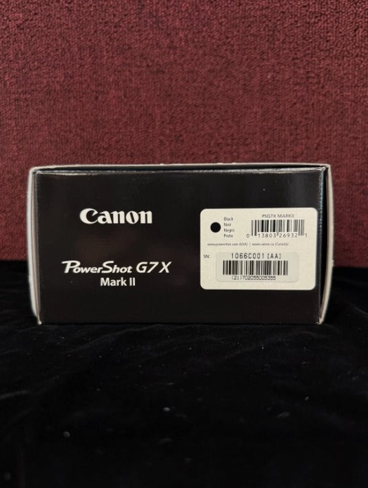 MINT CONDITION Canon PowerShot G7X Mark II with Original Packaging & Case