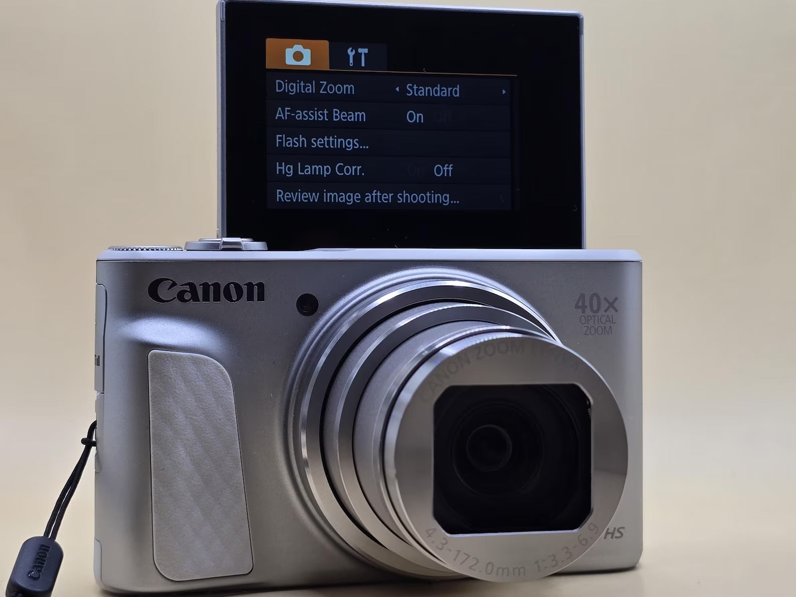 Canon PowerShot SX730 HS with 20.3 MP flip-out screen, 40x optical zoom