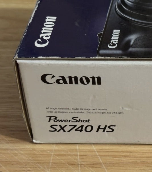 Canon PowerShot SX740 HS – Brand New 4K Black Compact Camera for vlogging