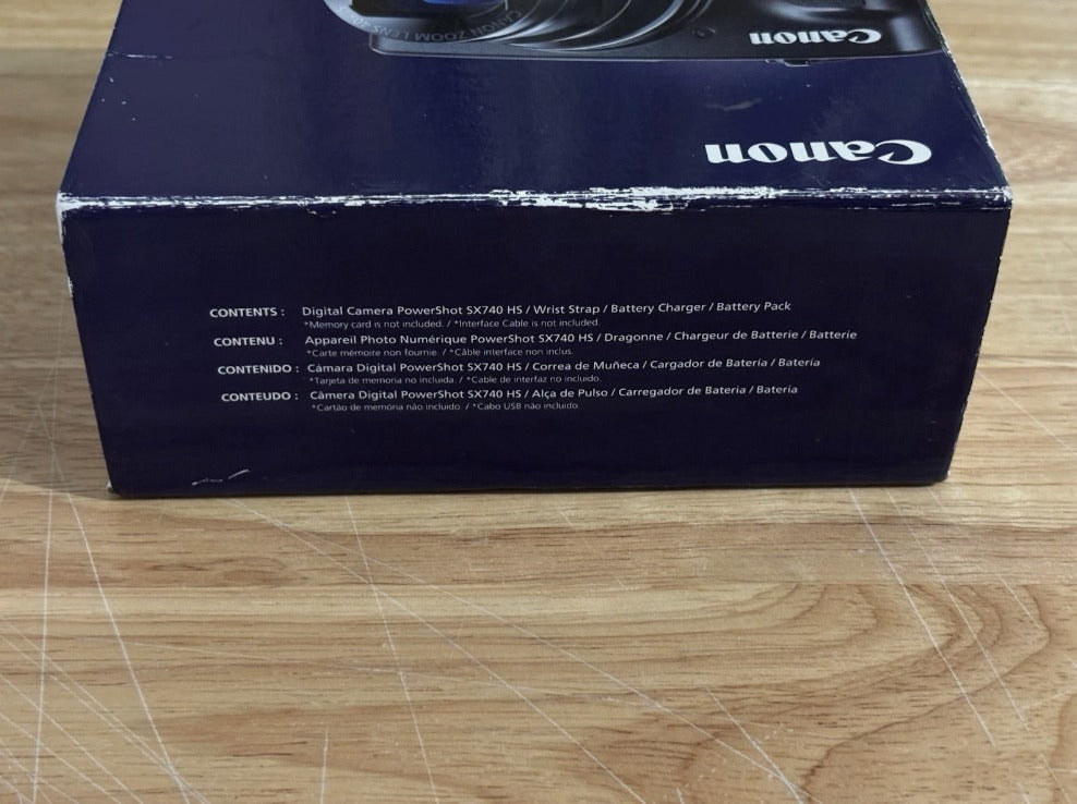 Canon PowerShot SX740 HS – Brand New 4K Black Compact Camera for vlogging