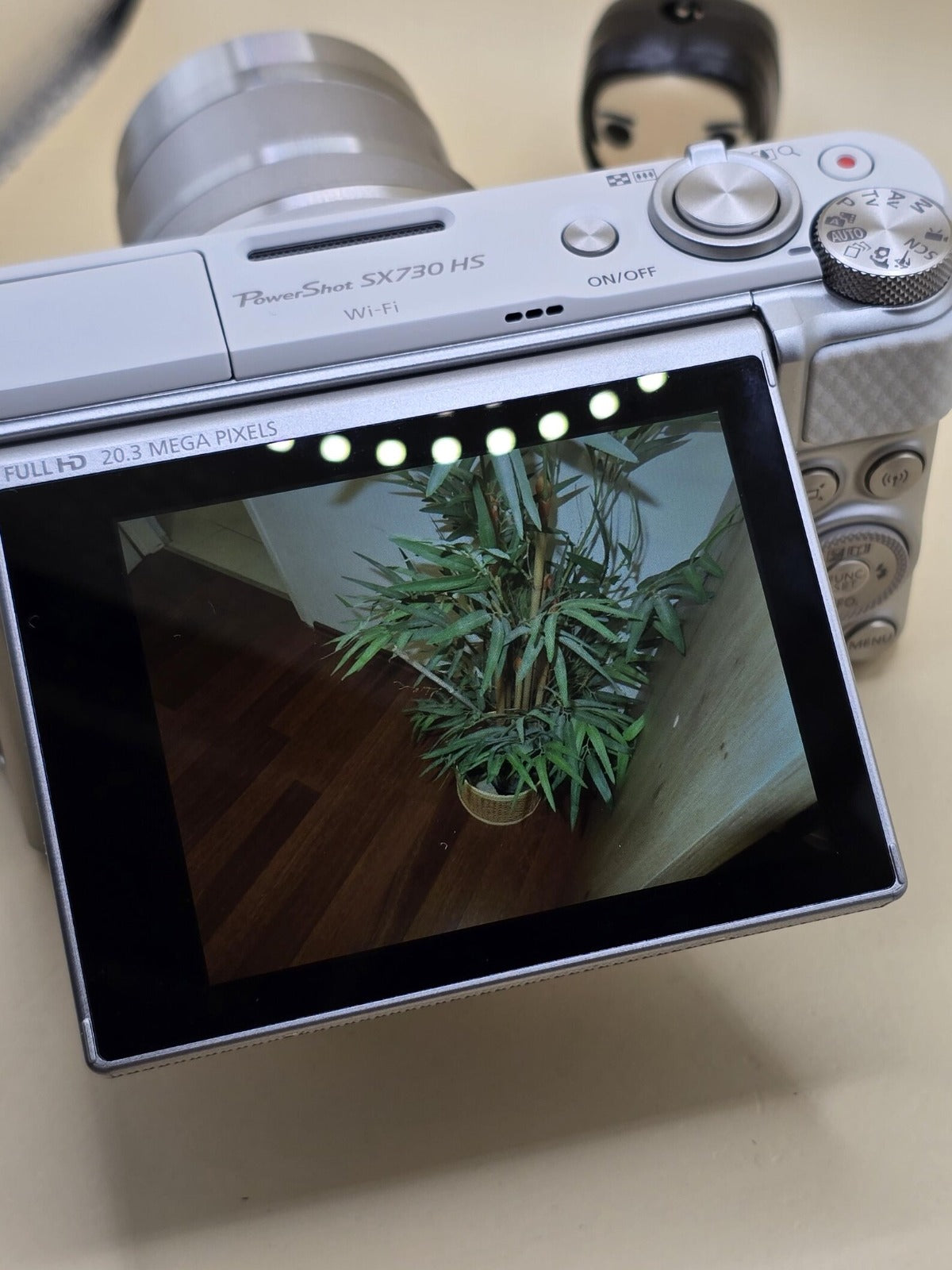 Canon PowerShot SX730 HS with 20.3 MP flip-out screen, 40x optical zoom