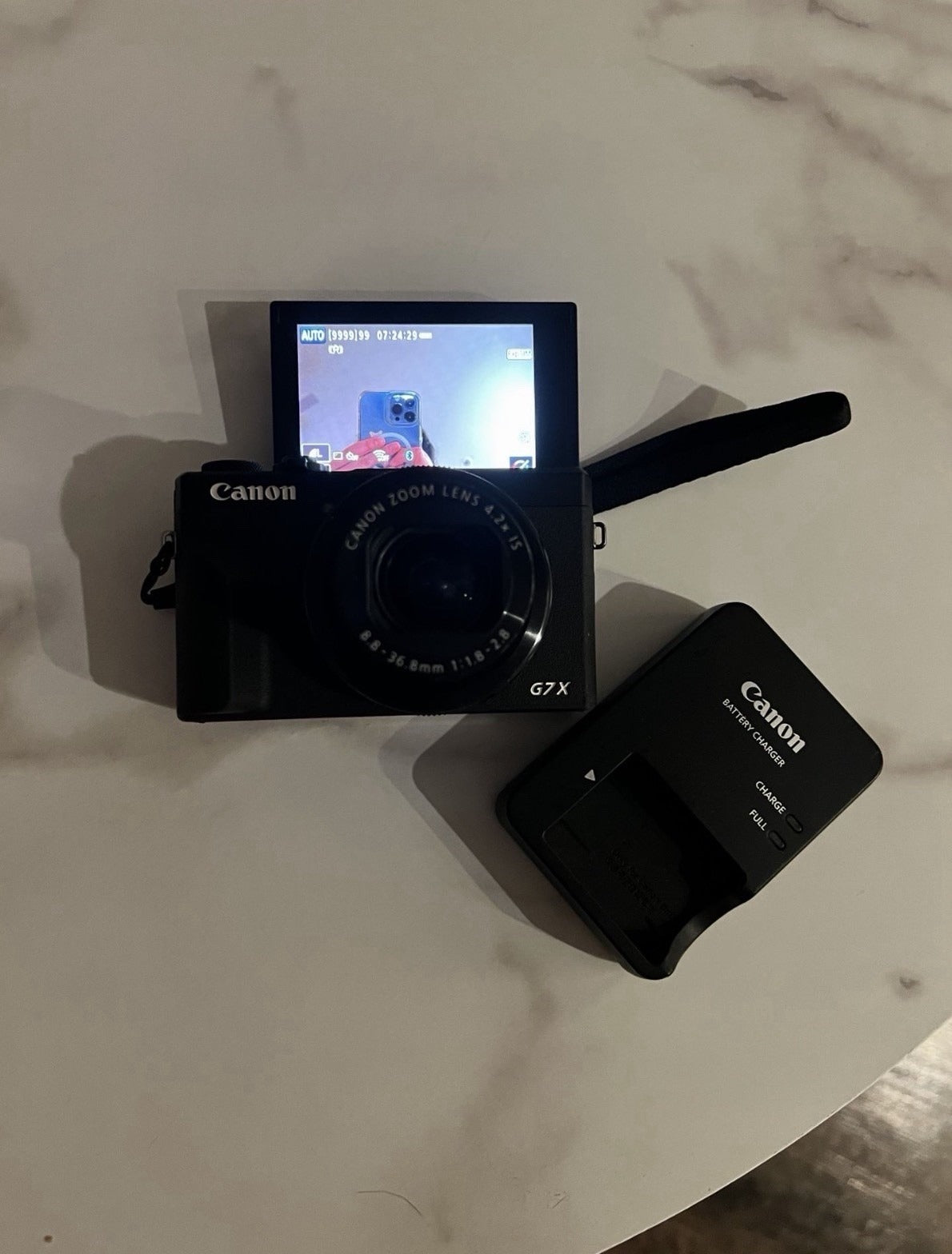 Canon PowerShot G7 X Mark III Digital Camera 20.1MP 4K Point-and-Shoot Camera – Black