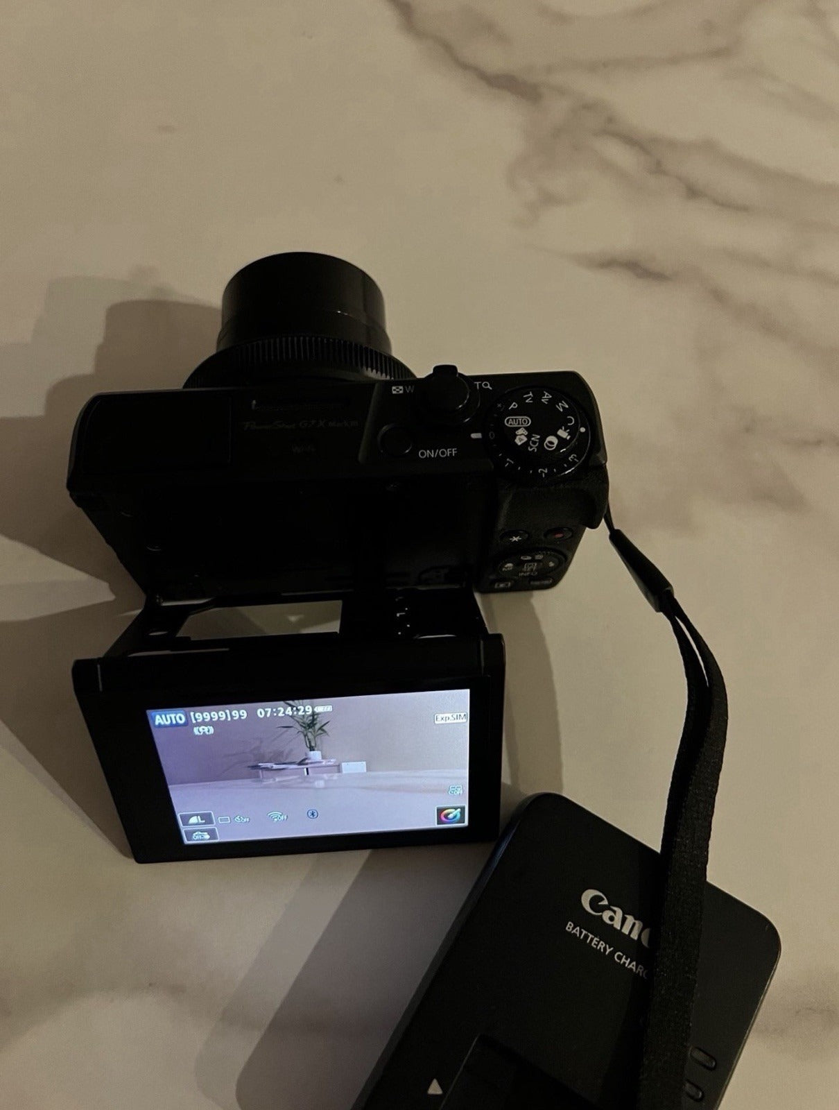 Canon PowerShot G7 X Mark III Digital Camera 20.1MP 4K Point-and-Shoot Camera – Black