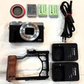 Canon PowerShot G7 X MARK III SILVER SmallRig Cage Extra Batteries