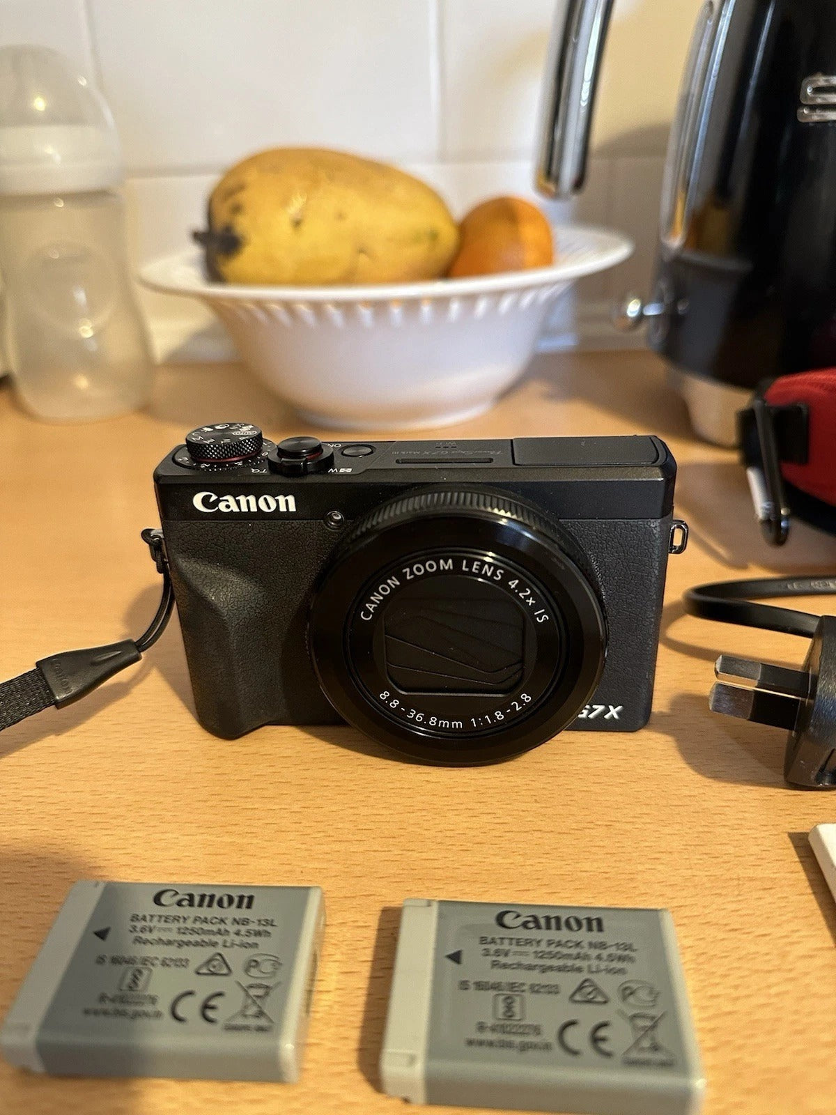 Canon g7x Mark iii (three) Used Twice. 2 Batteries, Case And Charger