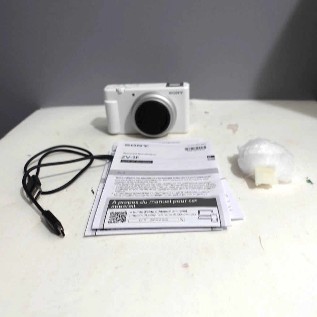 Sony ZV-1F Video Touch Screen Vlog Camera For Content Creators White