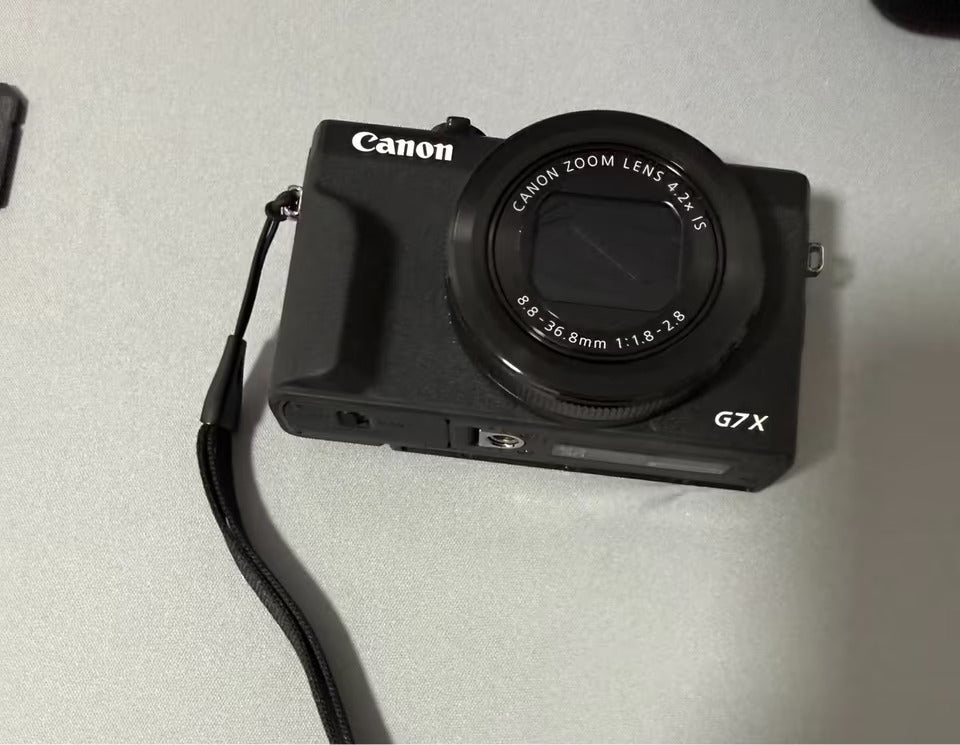 Brand new Canon powershot G7x Mark III with accessories.