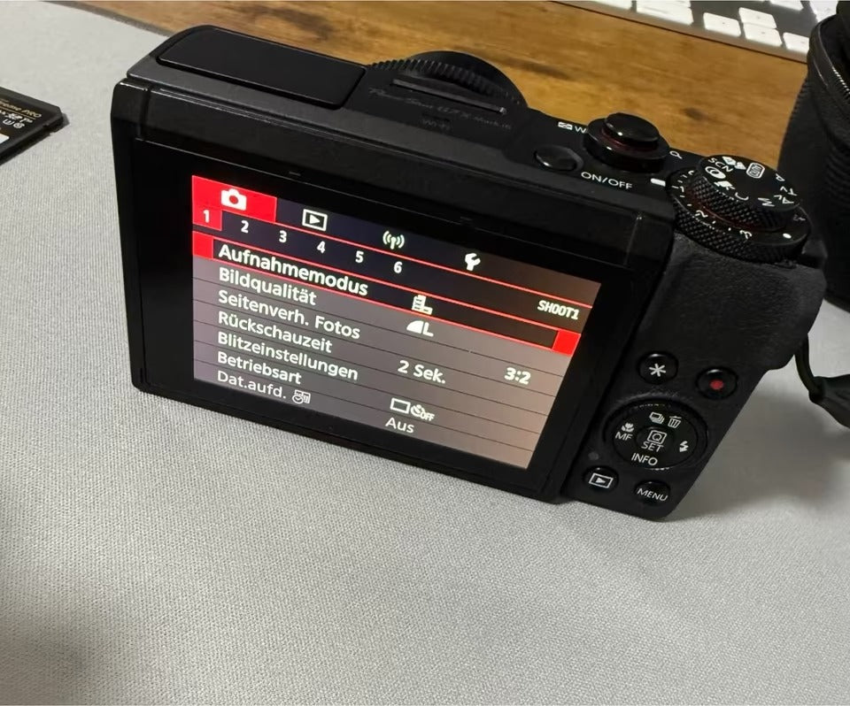 Brand new Canon powershot G7x Mark III with accessories.