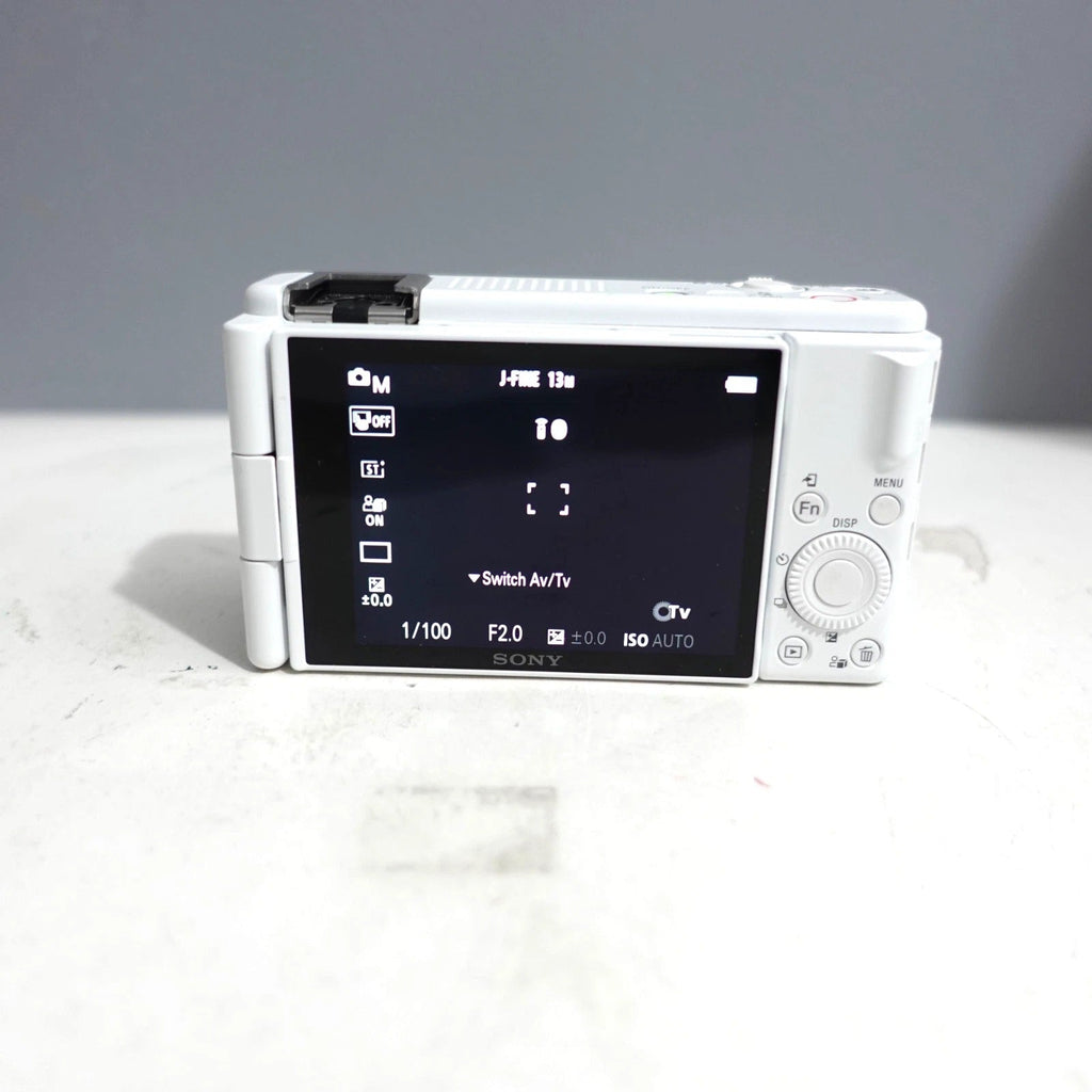 Sony ZV-1F Video Touch Screen Vlog Camera For Content Creators White