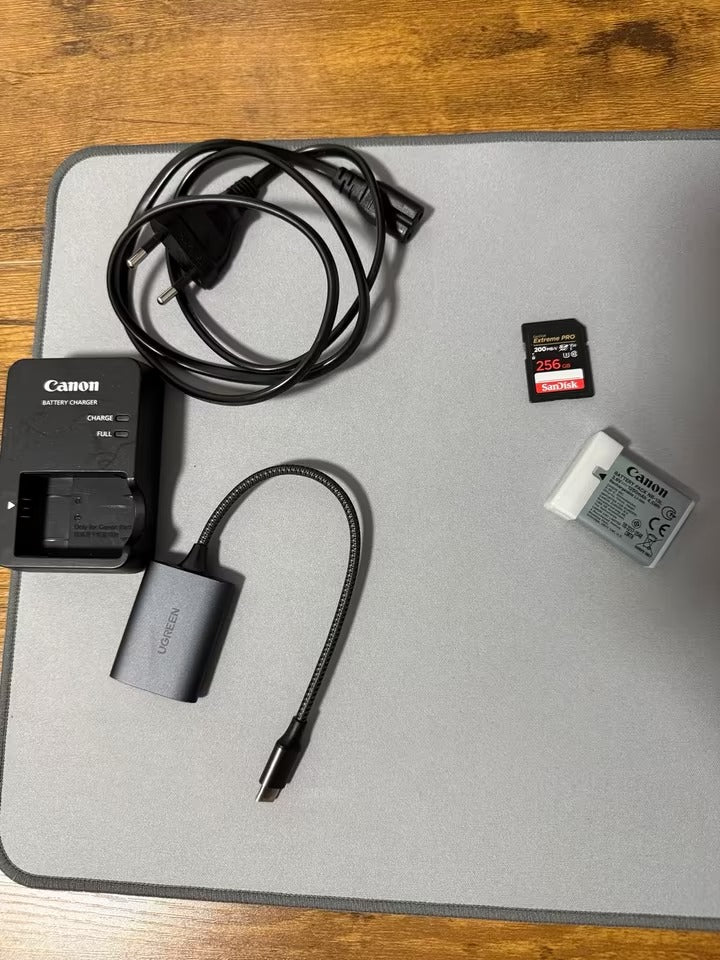 Brand new Canon powershot G7x Mark III with accessories.