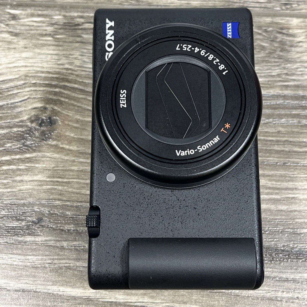 Sony ZV-1 Digital Camera 20.1MP 4K Vlog Zeiss Lens + Stand, Batteries, Charger