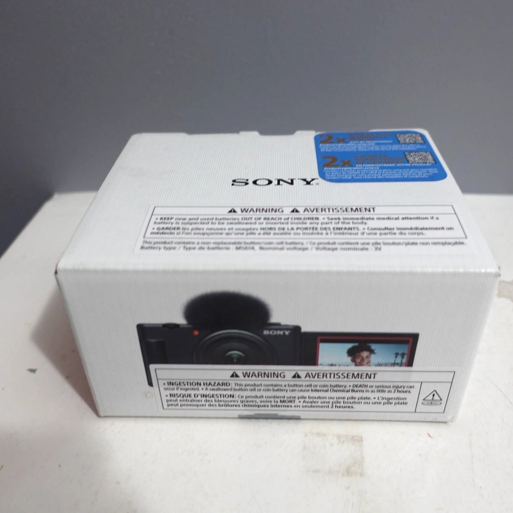 Sony ZV-1F Video Touch Screen Vlog Camera For Content Creators White